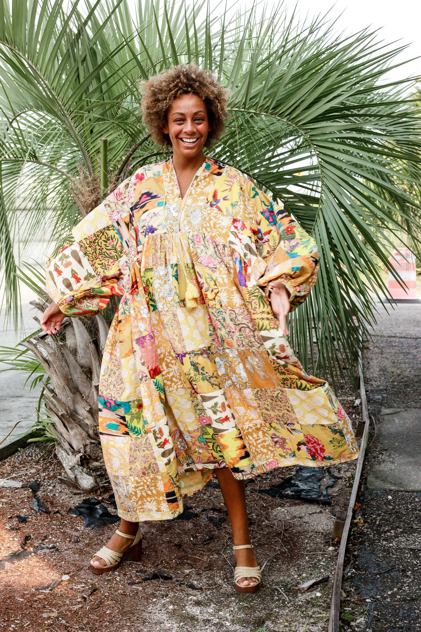 Nilah Patchwork Dress