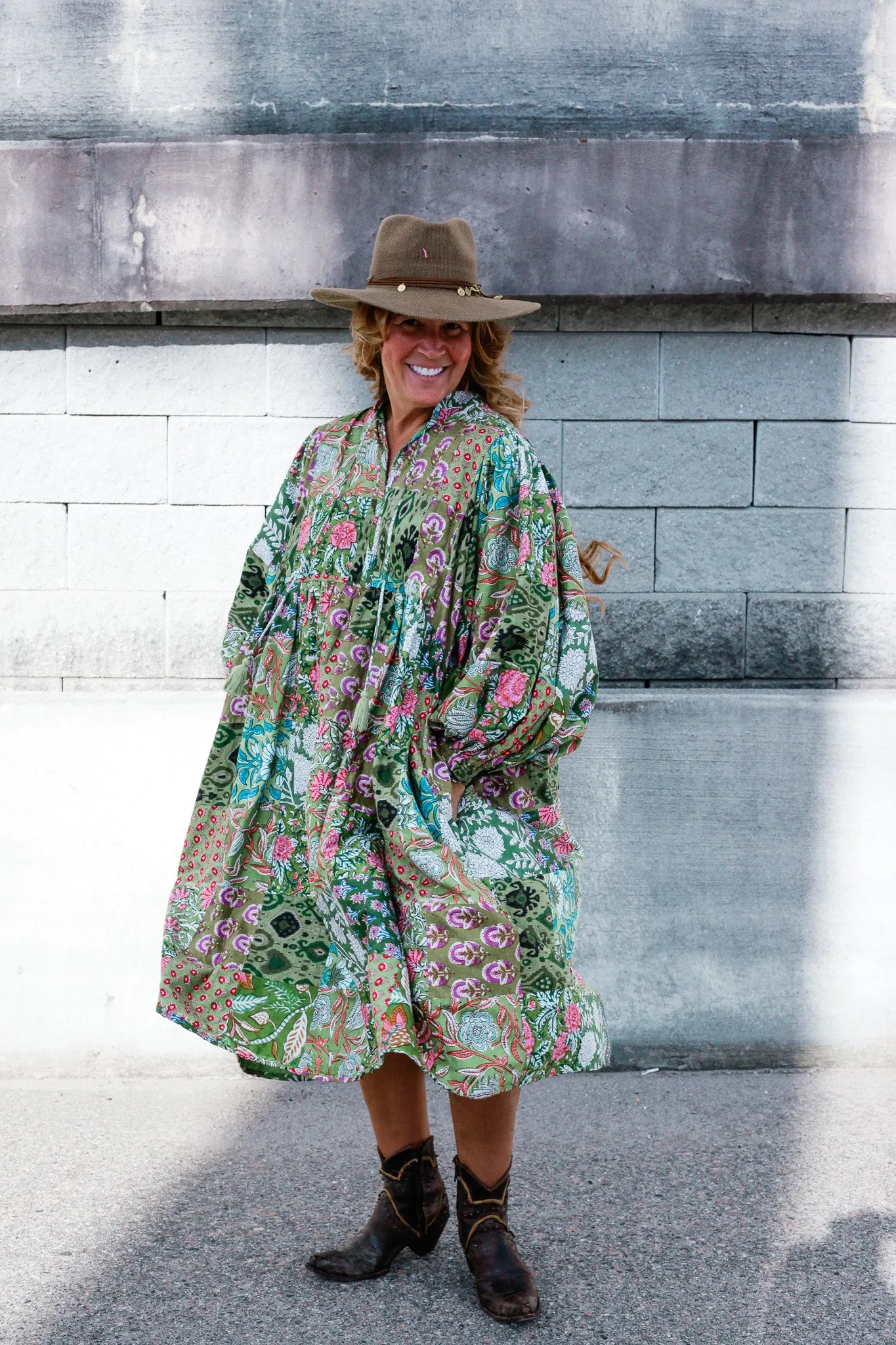 Nilah Patchwork Dress