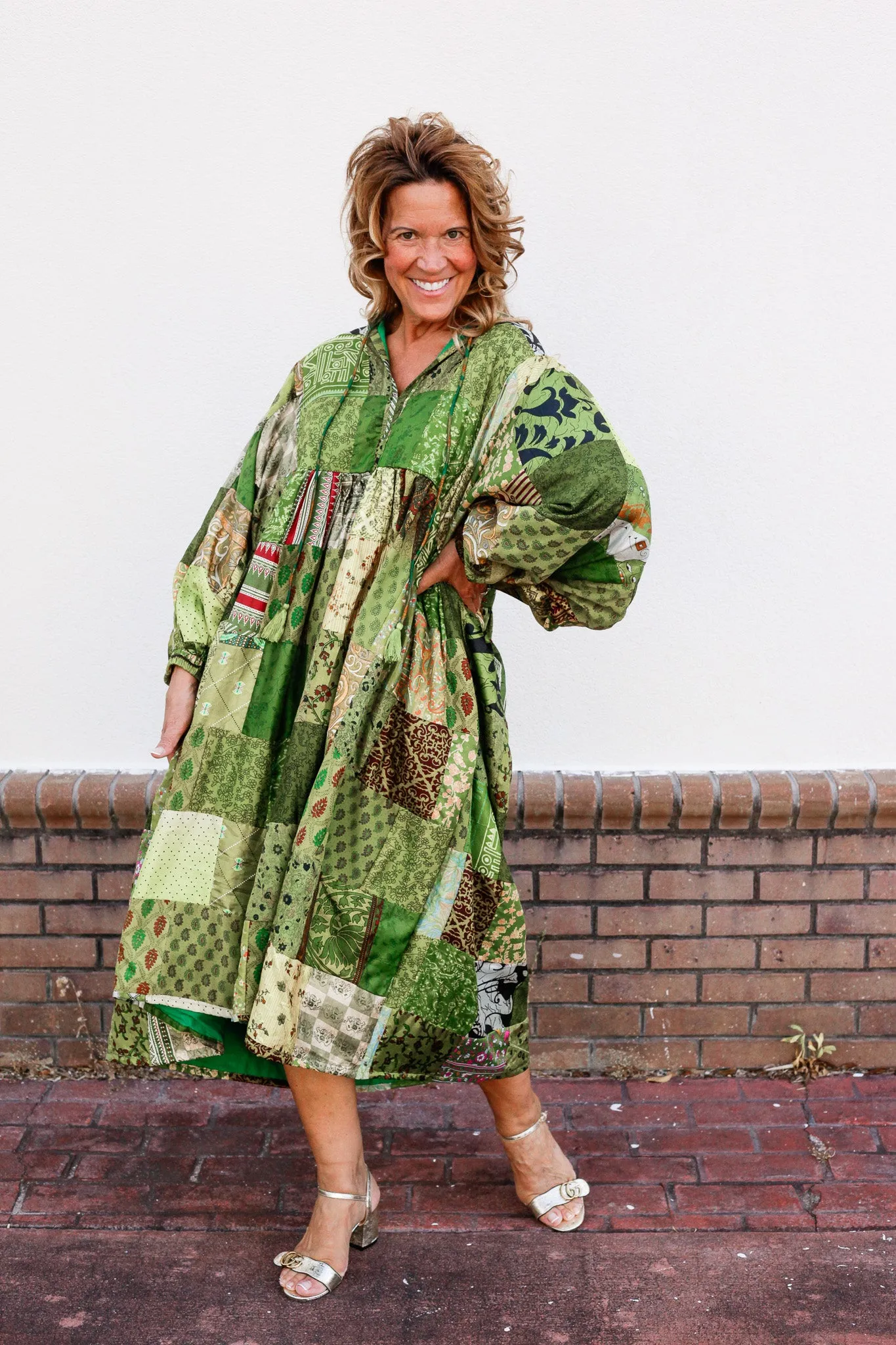 Nilah Patchwork Dress