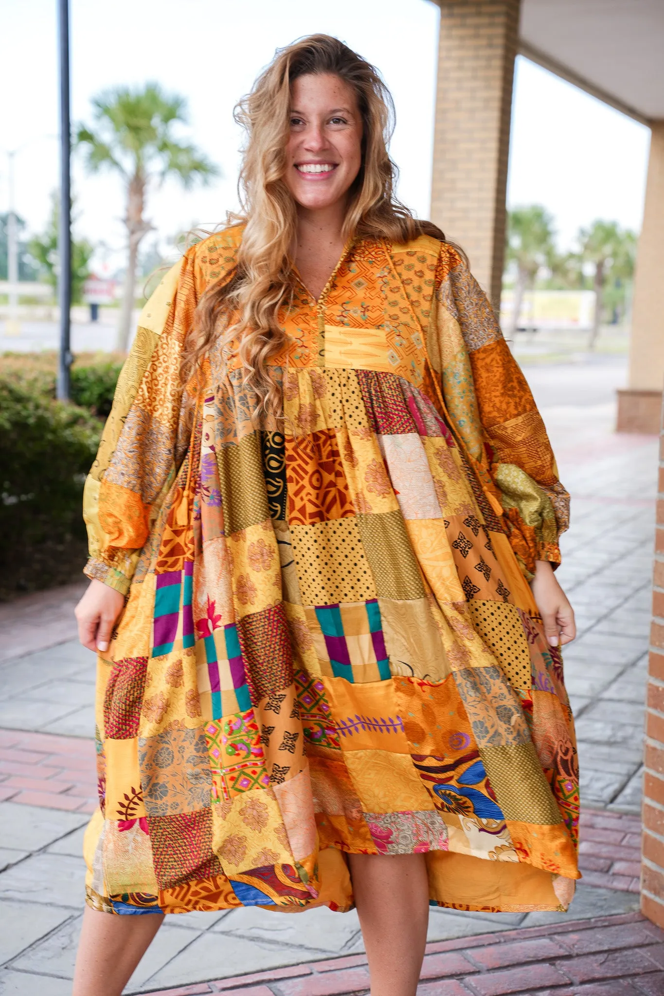 Nilah Patchwork Dress