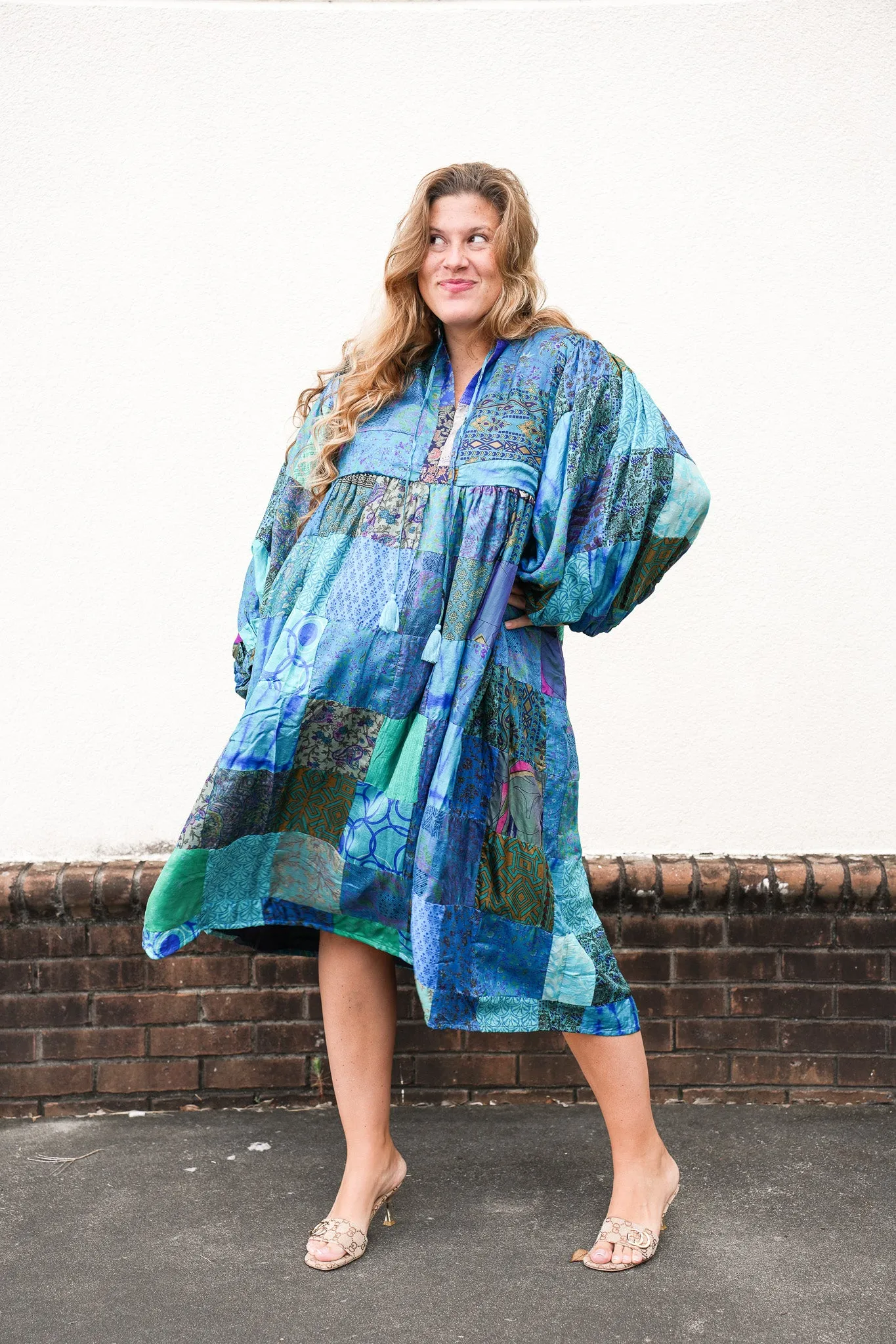 Nilah Patchwork Dress