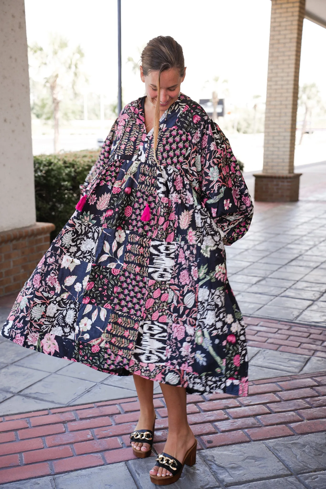 Nilah Patchwork Dress