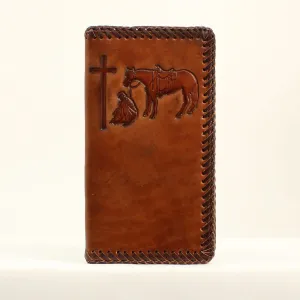 Nocona Embossed Cross Rodeo Wallet
