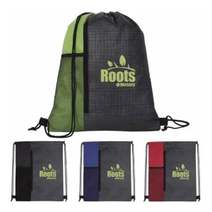 Non-Woven Vertical Drawstring Bag