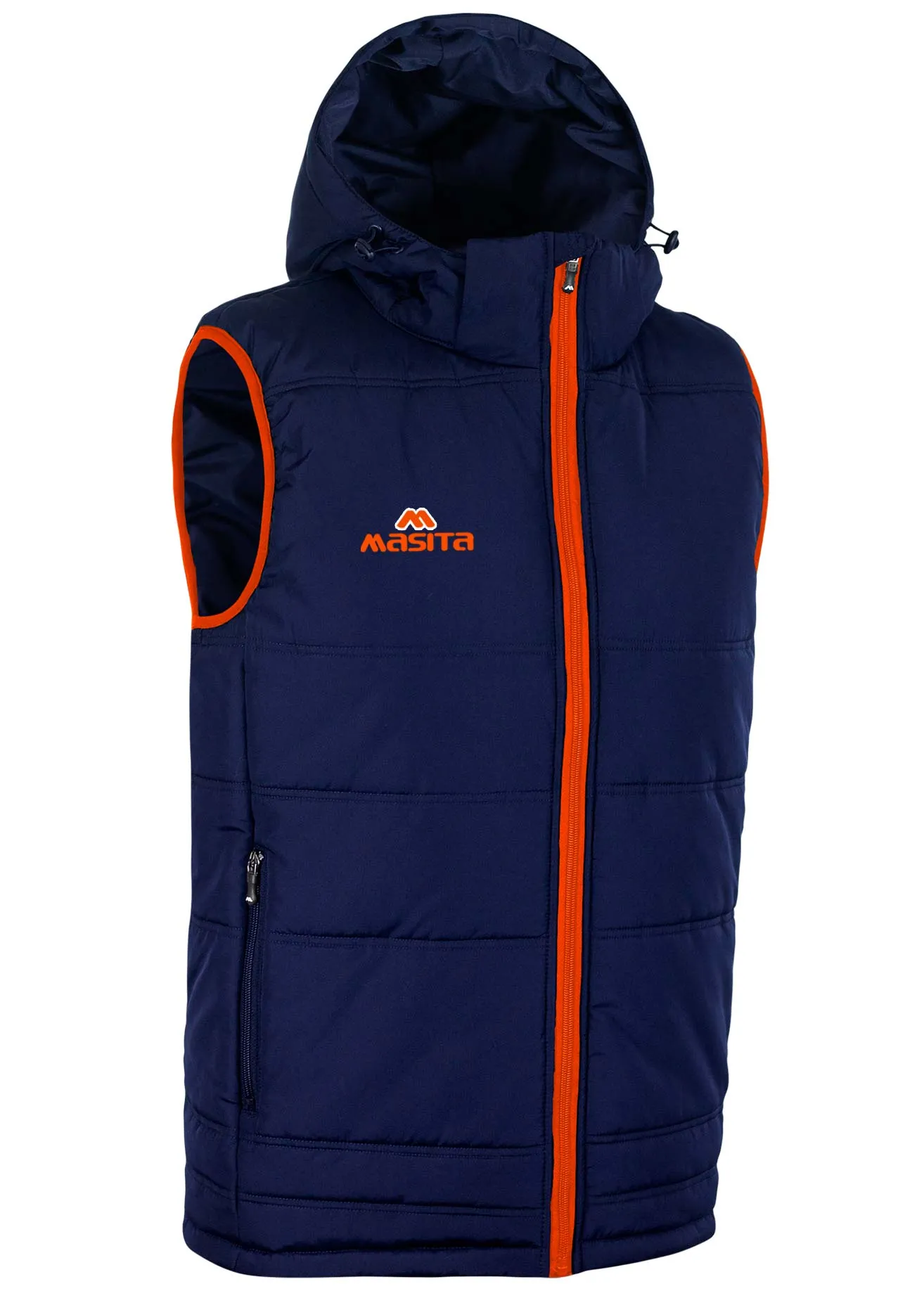Nova Sleeveless Gilet Navy/Orange Kids