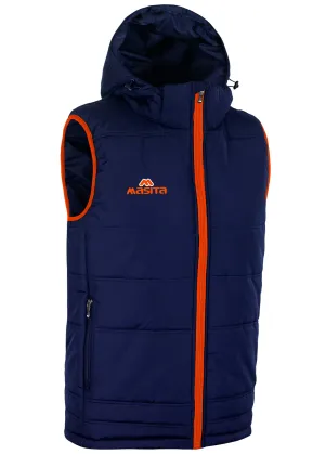 Nova Sleeveless Gilet Navy/Orange Kids