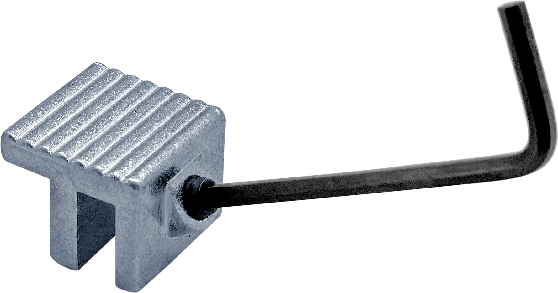 NuSet Tamper Resistant Sliding Window Lock, Hex Screw, Zinc (Pack of 2)