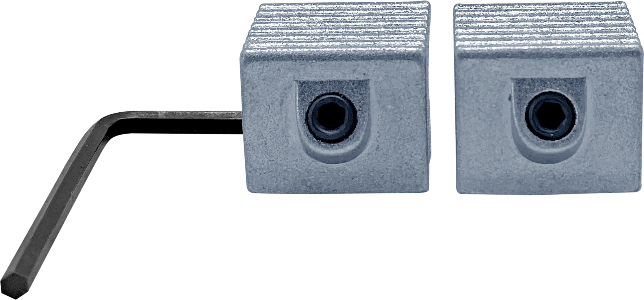 NuSet Tamper Resistant Sliding Window Lock, Hex Screw, Zinc (Pack of 2)