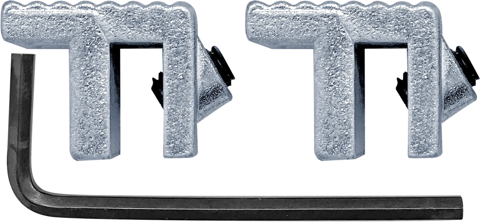 NuSet Tamper Resistant Sliding Window Lock, Hex Screw, Zinc (Pack of 2)