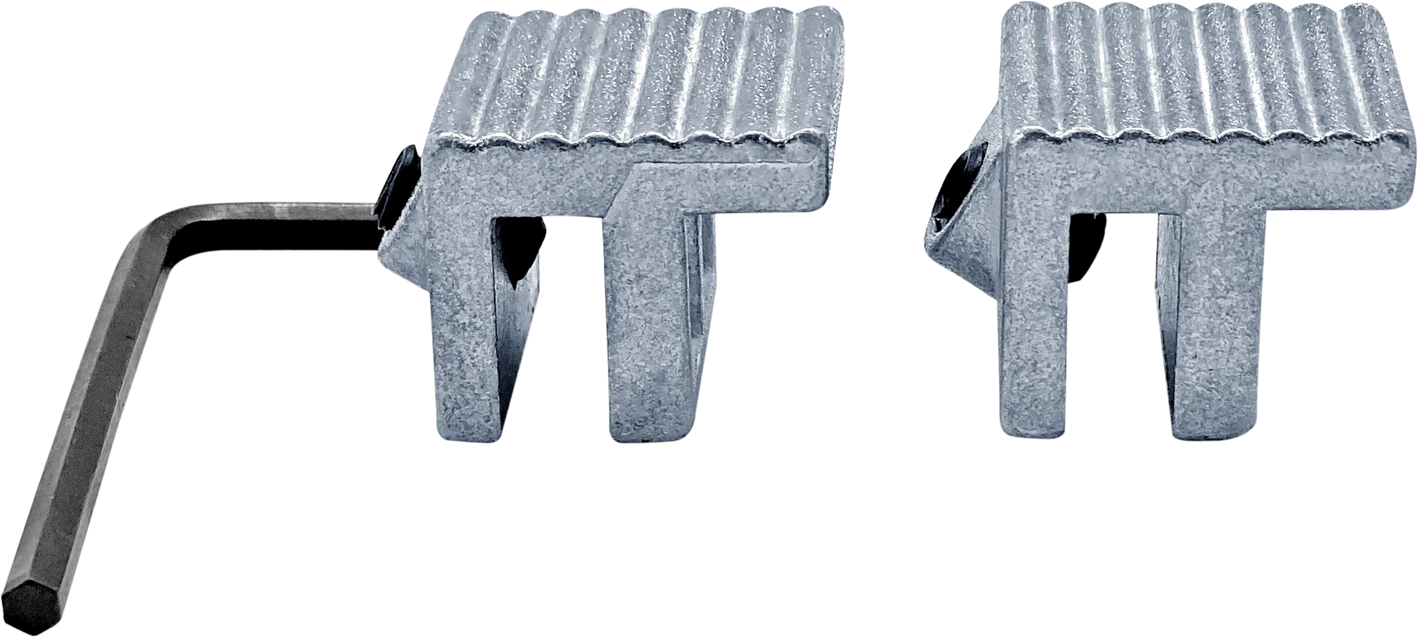NuSet Tamper Resistant Sliding Window Lock, Hex Screw, Zinc (Pack of 2)
