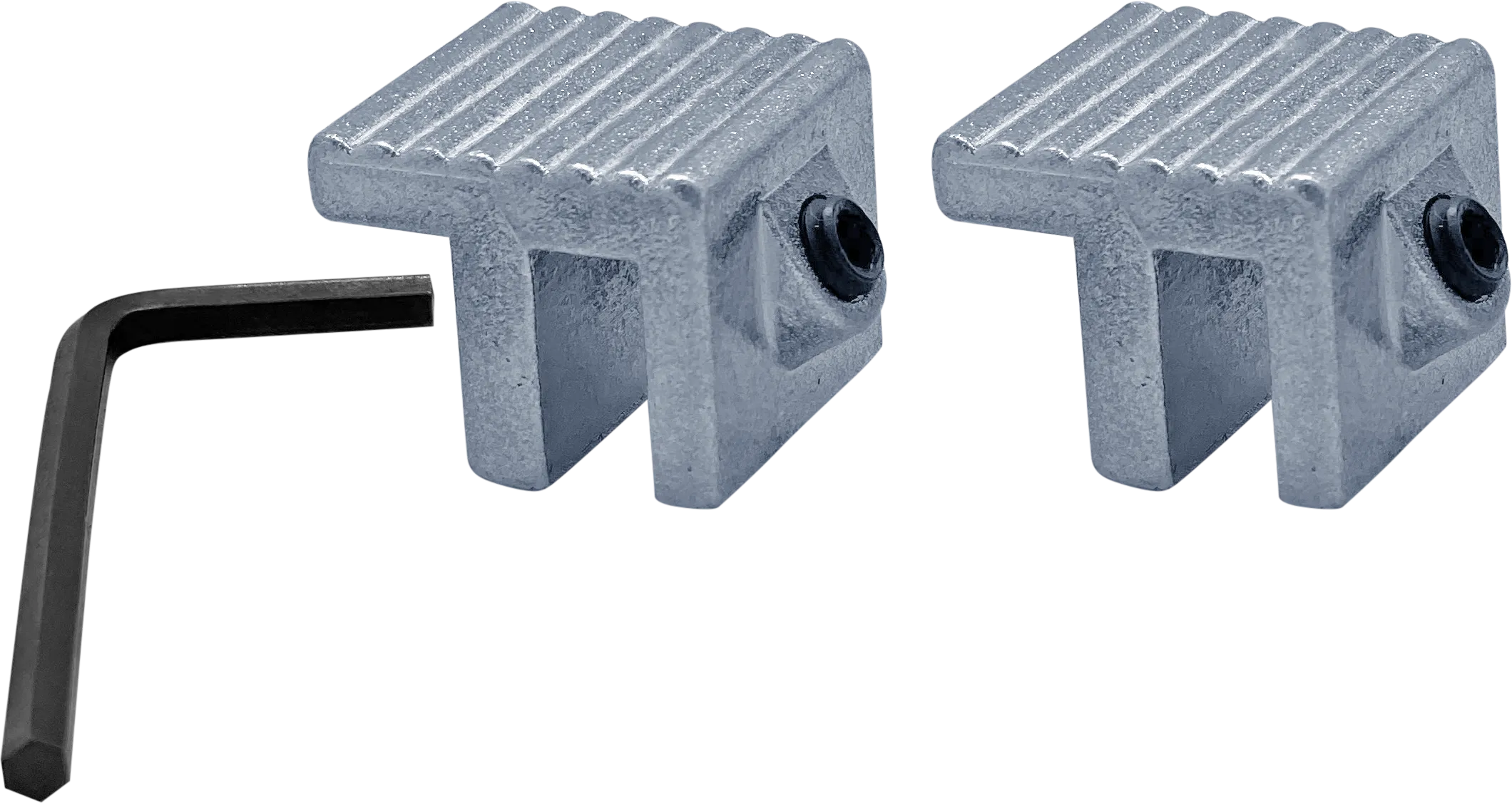 NuSet Tamper Resistant Sliding Window Lock, Hex Screw, Zinc (Pack of 2)