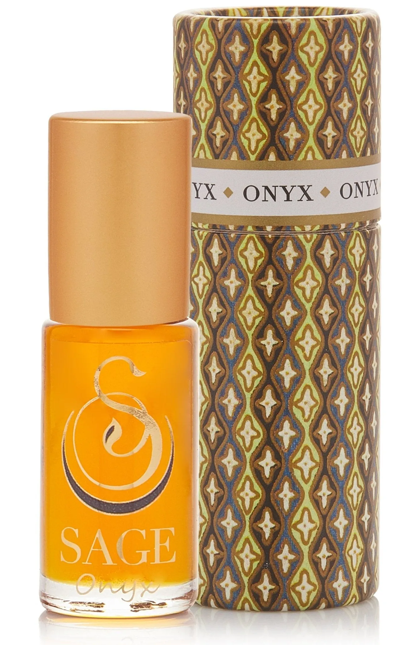 OBSESSION ~ ONYX Gemstone Perfume Oil Concentrate Roll-Ons and Eau de Toilette Gift Set by Sage