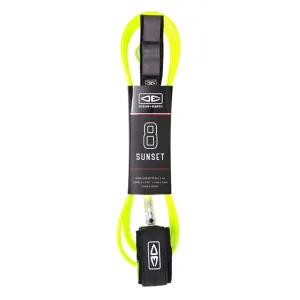 Ocean And Earth 8ft Sunset Leash - Lime