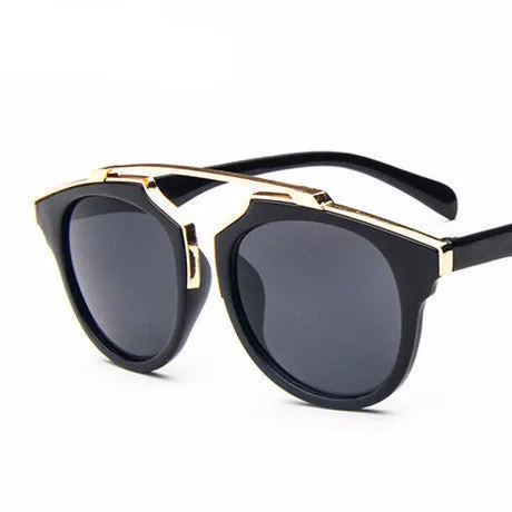 Oculos De Sol feminino The Sunglasses Women Retro Reflective Sunglasses Color Film