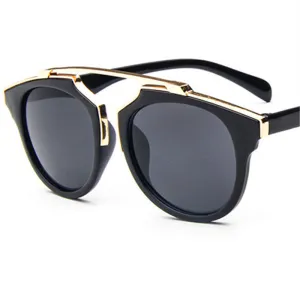 Oculos De Sol feminino The Sunglasses Women Retro Reflective Sunglasses Color Film