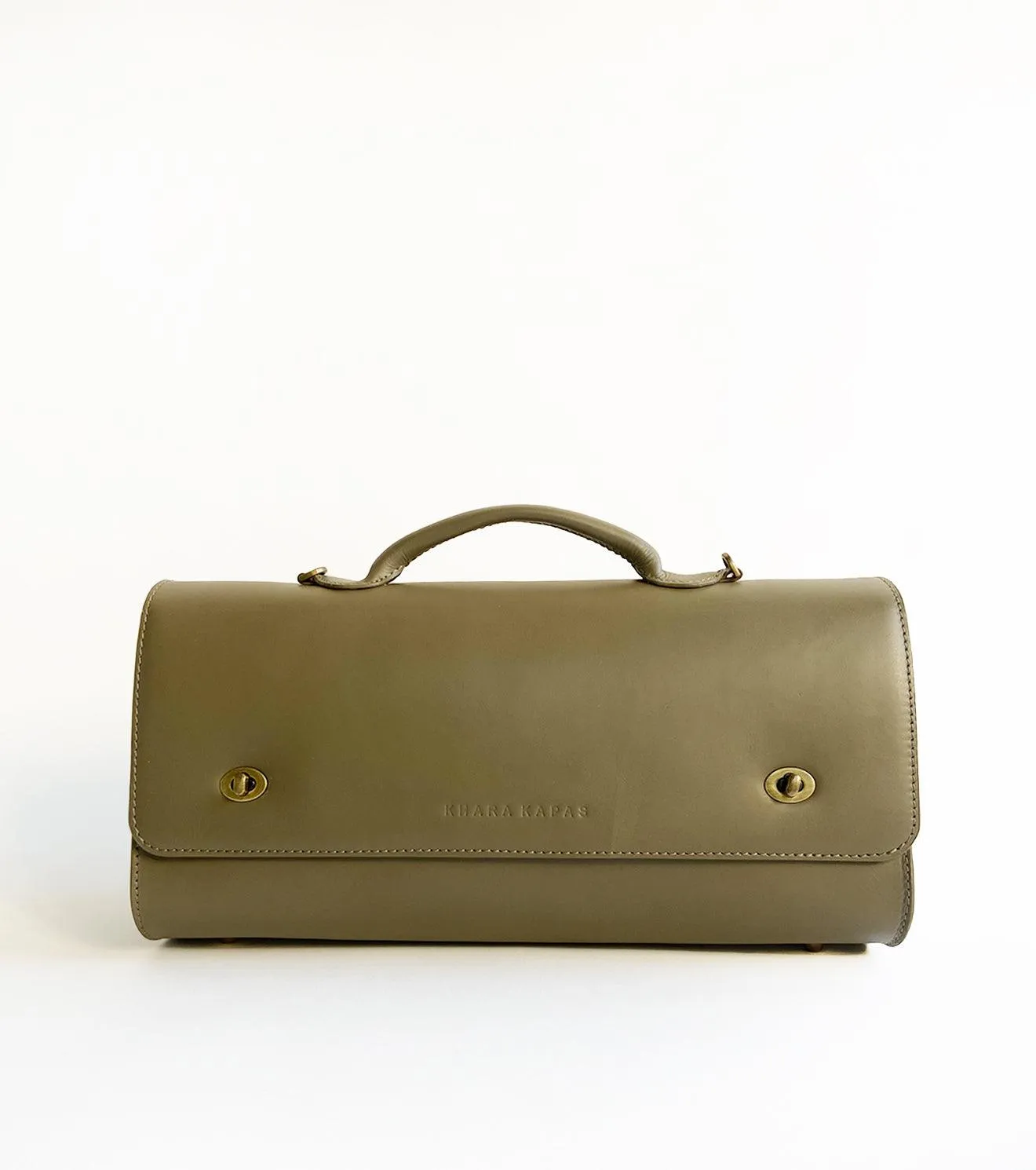 Olive messenger bag
