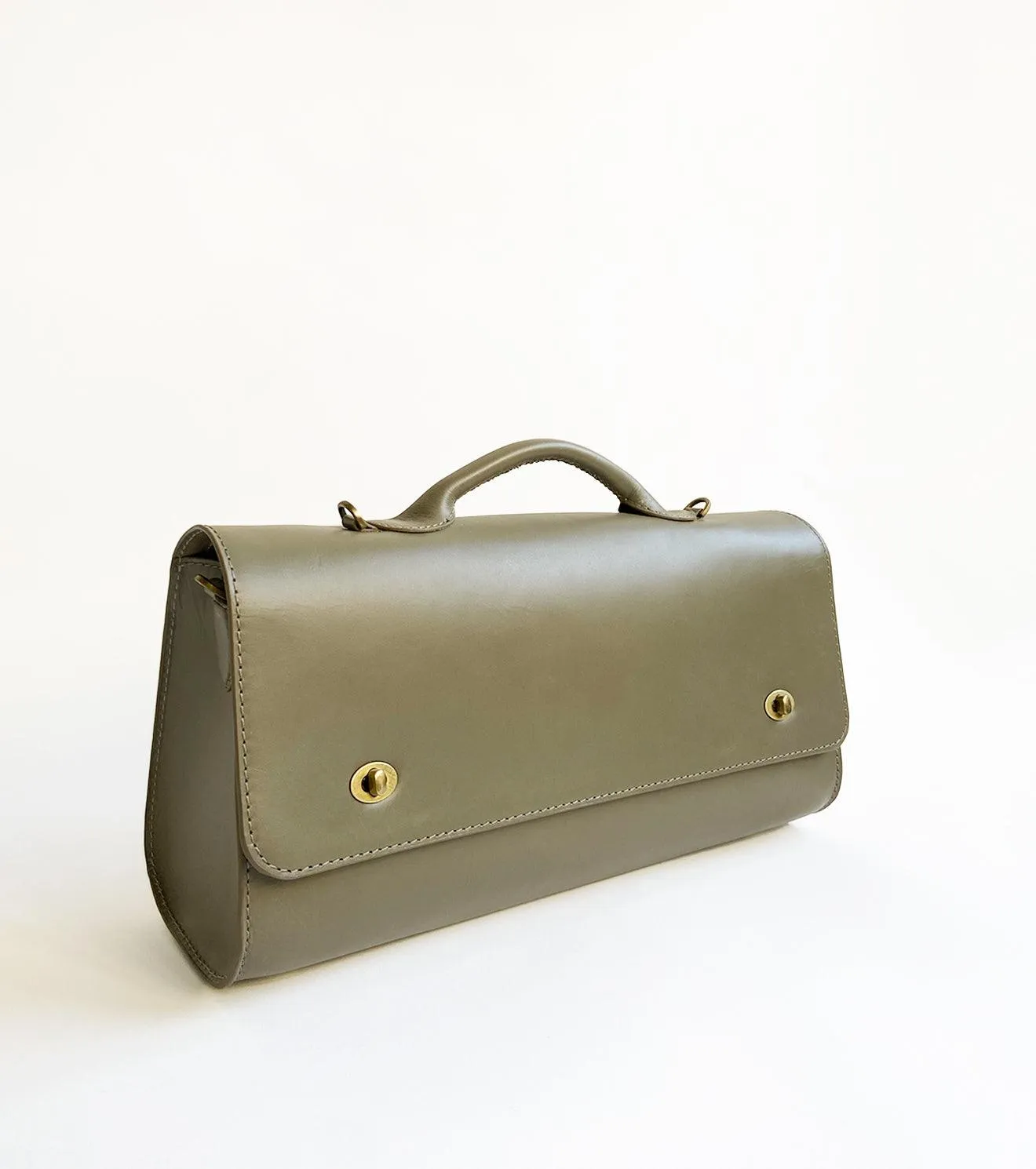 Olive messenger bag