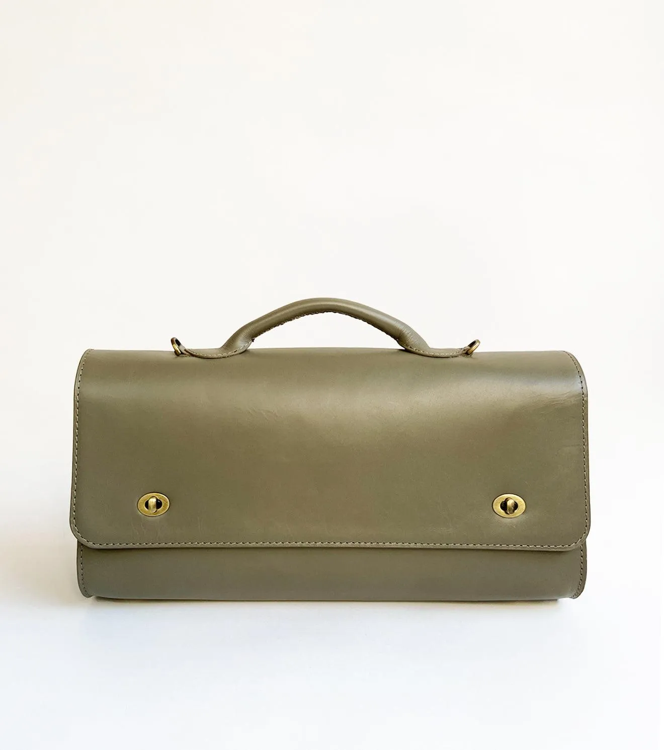Olive messenger bag