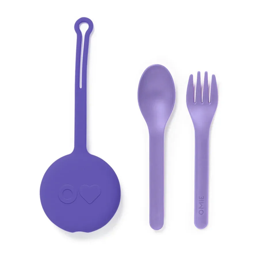 Omie Omiepod Kids Cutlery Set 3 Designs Kids Lunch Time