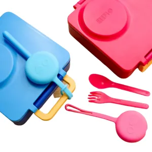 Omie Omiepod Kids Cutlery Set 3 Designs Kids Lunch Time