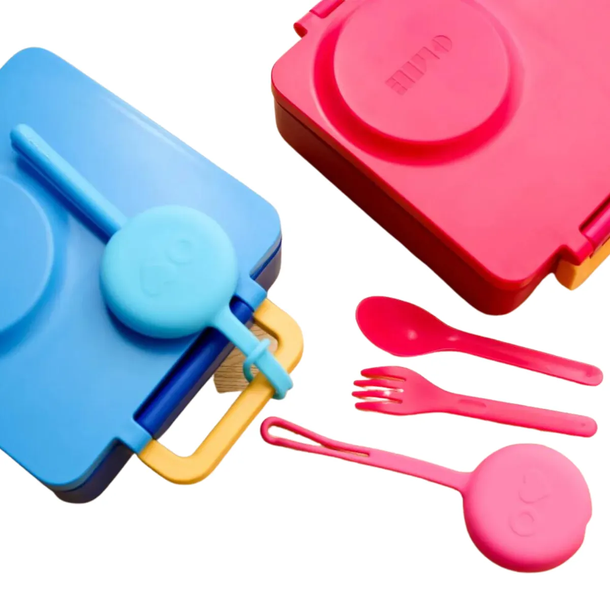Omie Omiepod Kids Cutlery Set 3 Designs Kids Lunch Time