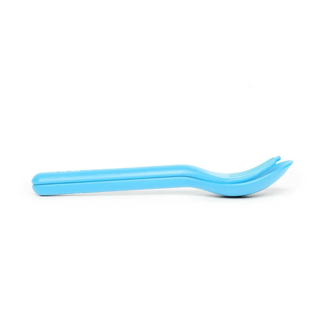 OmiePod & Fork, Spoon Set - Capri Blue