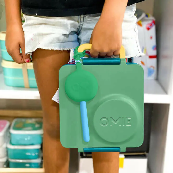 OmiePod & Fork, Spoon Set - Mint Green