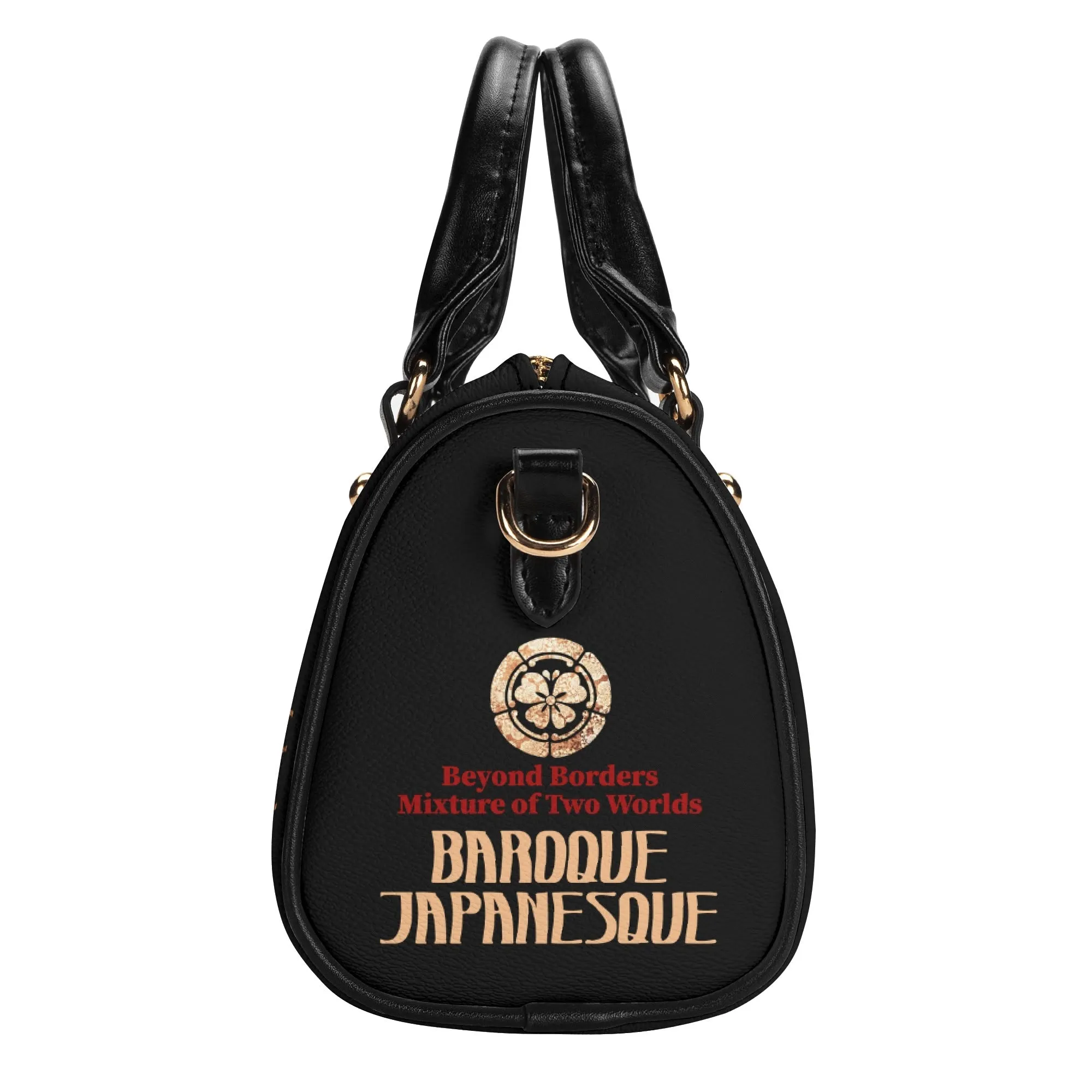 ONIQUE BLACK Womens Leather Mini Small Boston Bag Satchel Handbag