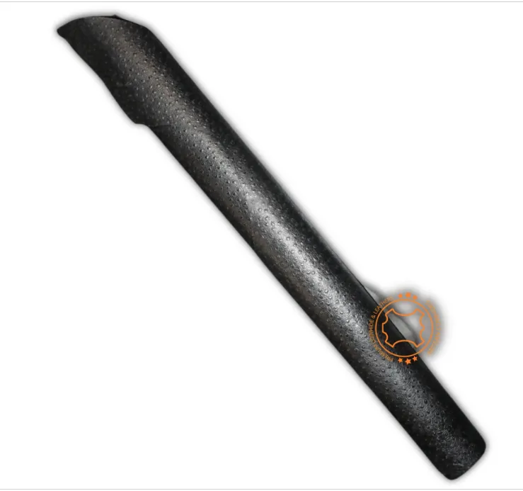 Ostrich Embossed Leather Black: Leather 3 .5- 4.0 oz. | 1.4 - 1.6 mm - Leather for Projects - Leathercraft