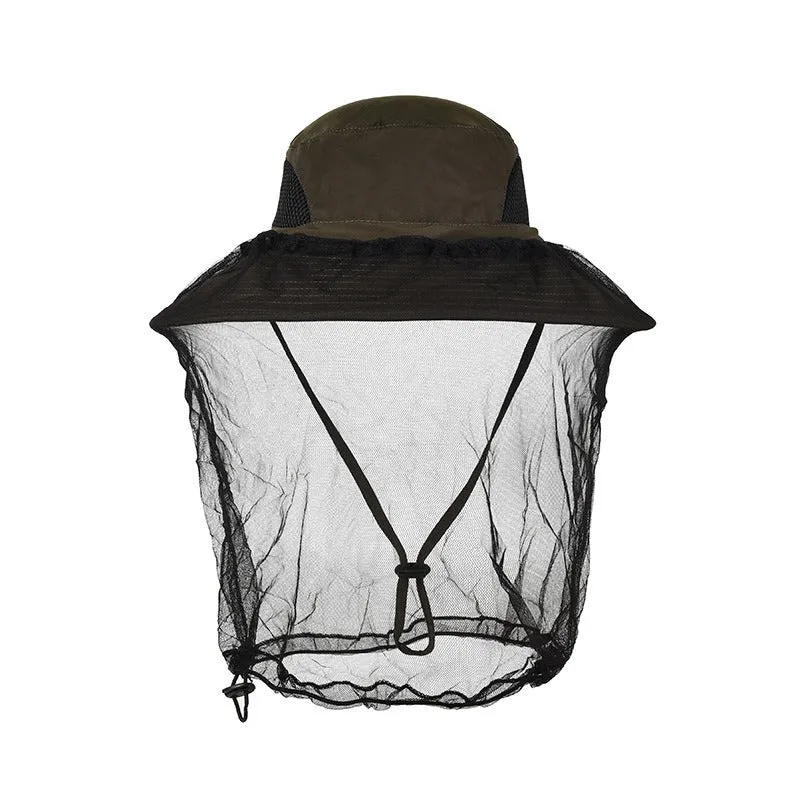 Outdoor Sun Protection Hat Large Brim Sun Protection Mesh