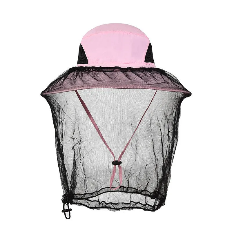Outdoor Sun Protection Hat Large Brim Sun Protection Mesh