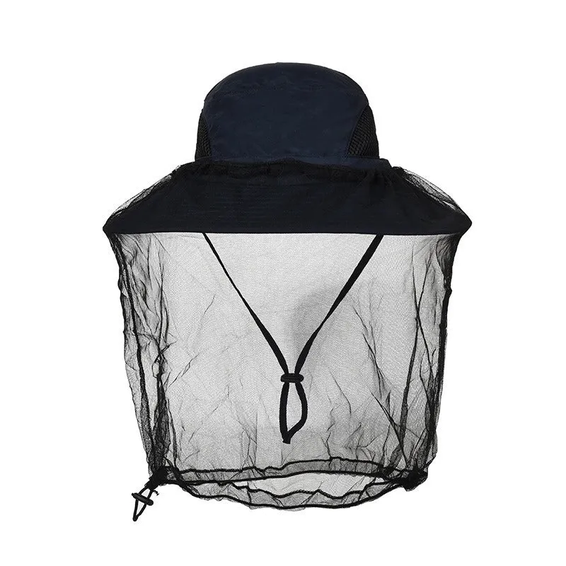 Outdoor Sun Protection Hat Large Brim Sun Protection Mesh