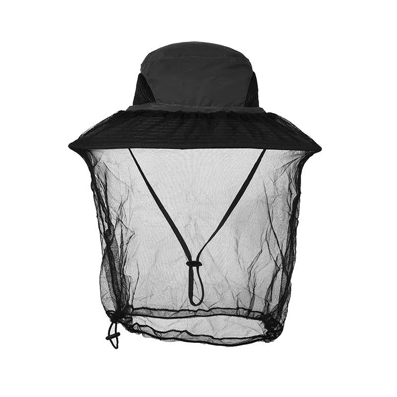 Outdoor Sun Protection Hat Large Brim Sun Protection Mesh