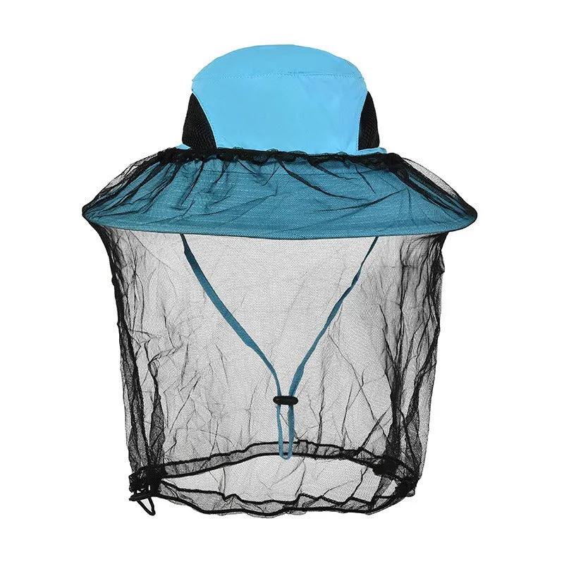 Outdoor Sun Protection Hat Large Brim Sun Protection Mesh