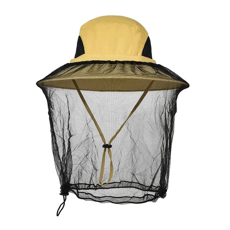 Outdoor Sun Protection Hat Large Brim Sun Protection Mesh