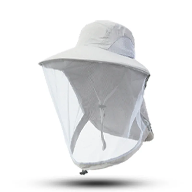 Outdoor Sun Protection Hat Large Brim Sun Protection Mesh