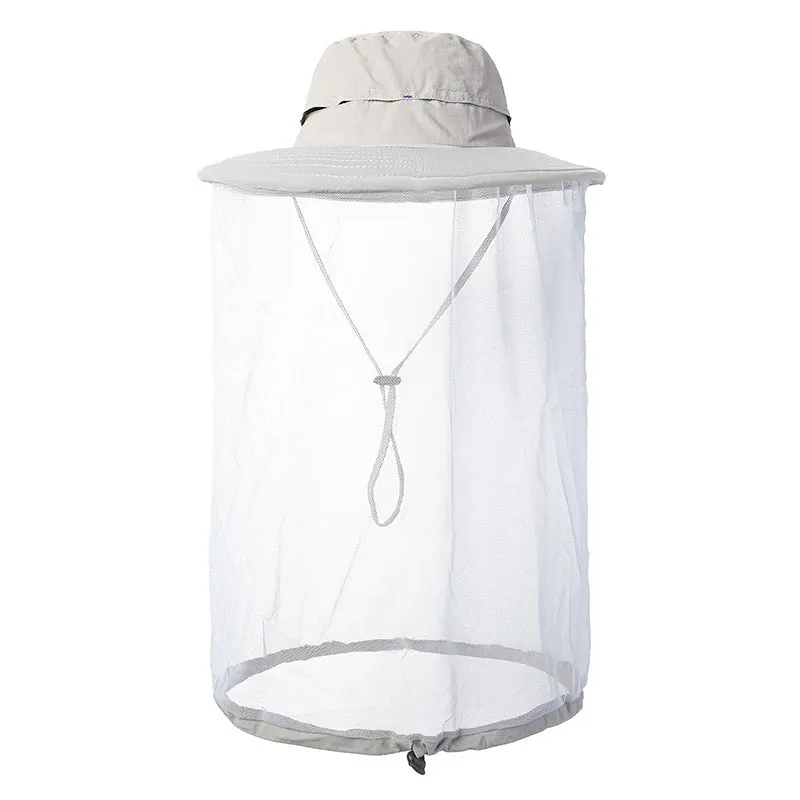 Outdoor Sun Protection Hat Large Brim Sun Protection Mesh