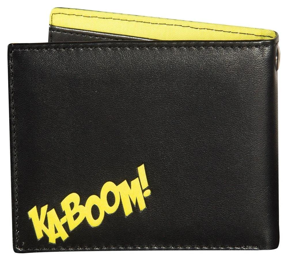 Overwatch Junkrat Bi Fold Graphic Wallet Black