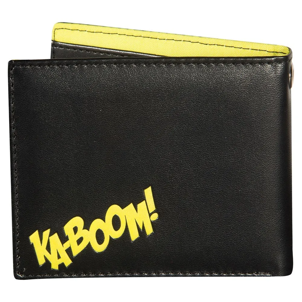 Overwatch Junkrat Bi Fold Graphic Wallet Black