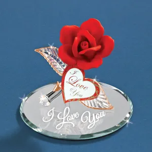 P4 446-R5: "I Love You" Red Rose