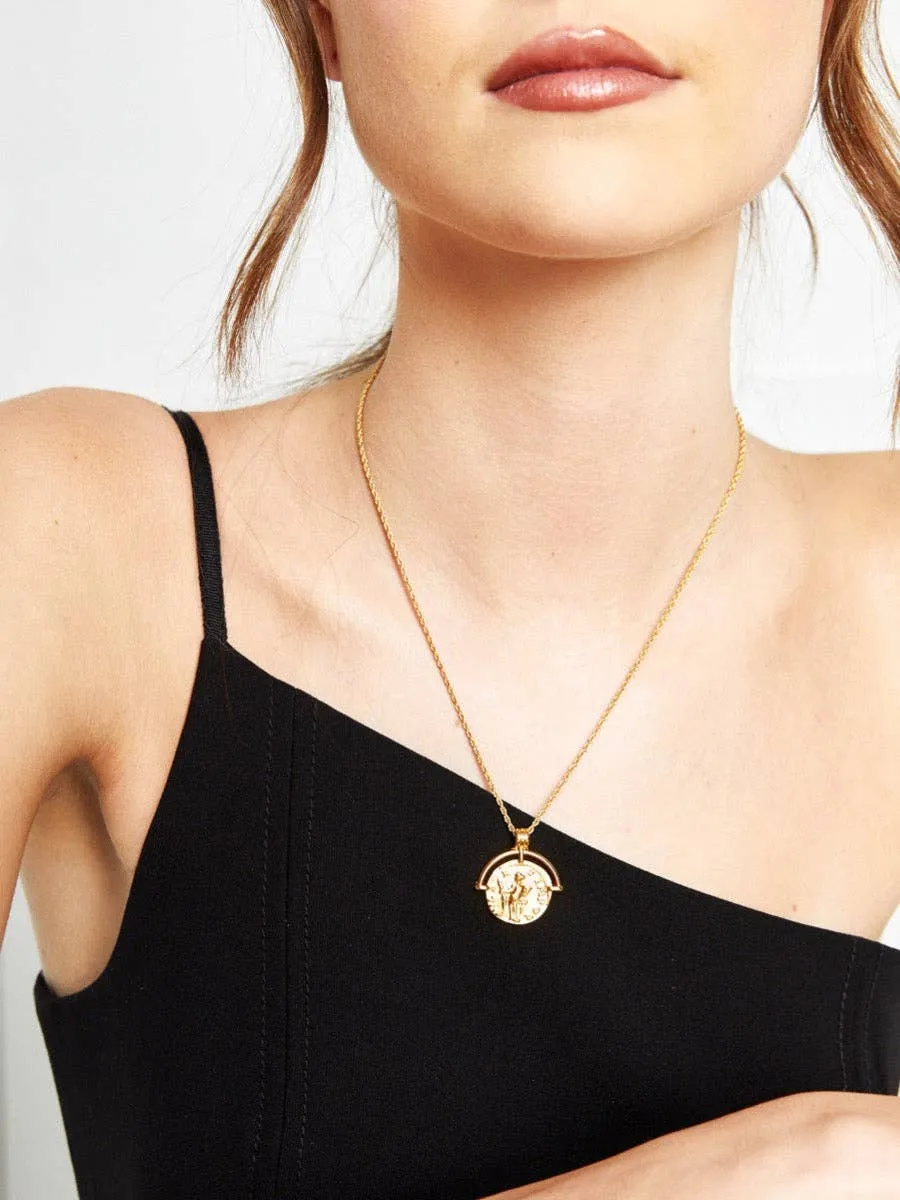 Pandora Necklace - Gold Plated Charm