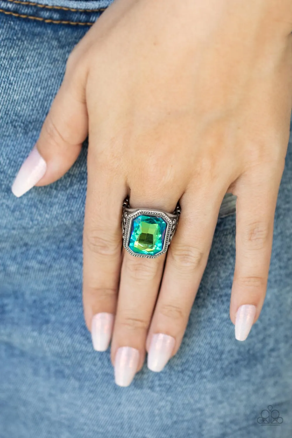 Paparazzi Galaxy Goddess - Green Ring