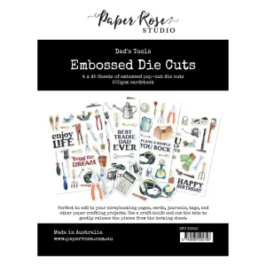 Paper Rose Studio - Dad's Tools - Embossed Die Cuts