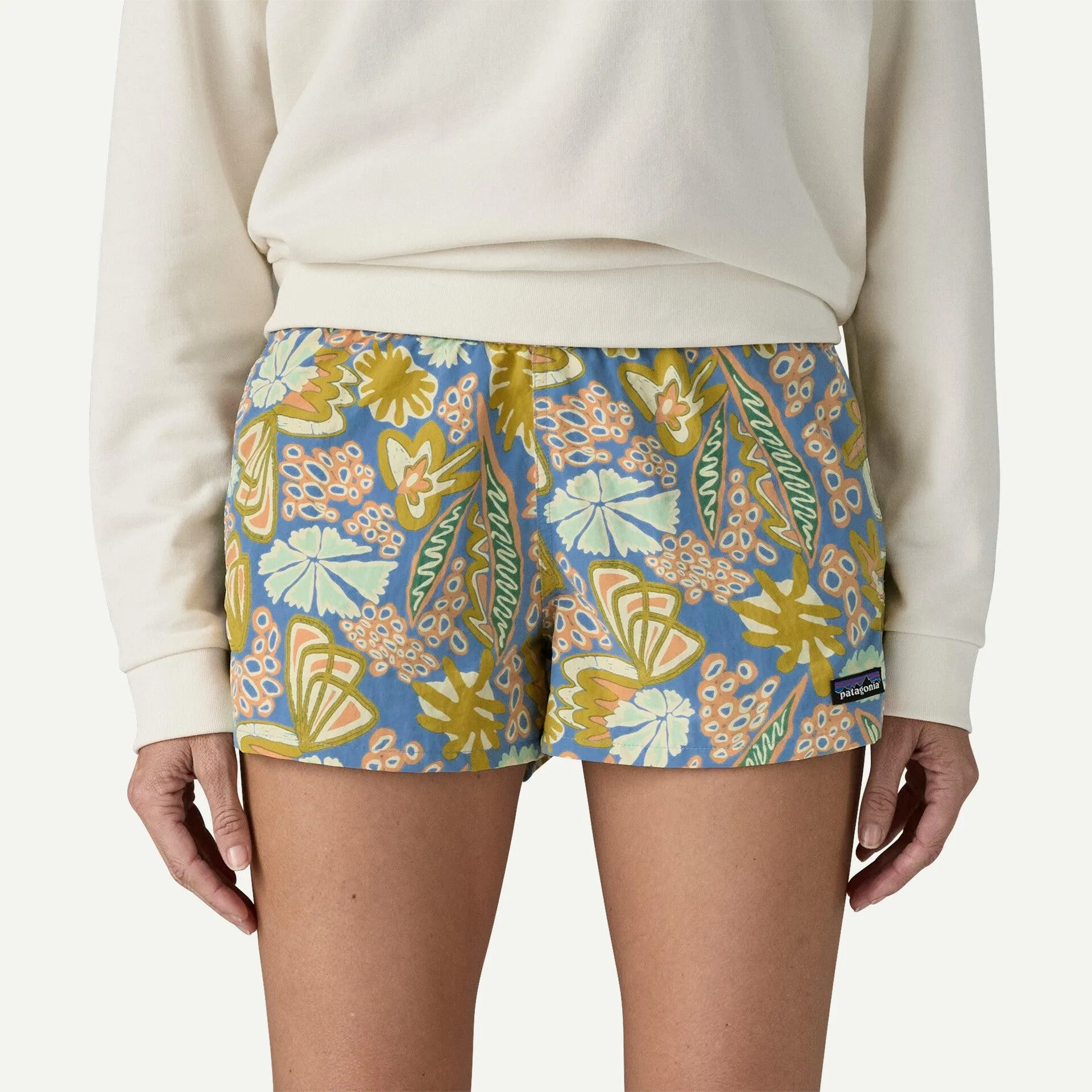 Patagonia Barely Baggies™ Shorts - 2½" Flourish: Abundant Blue