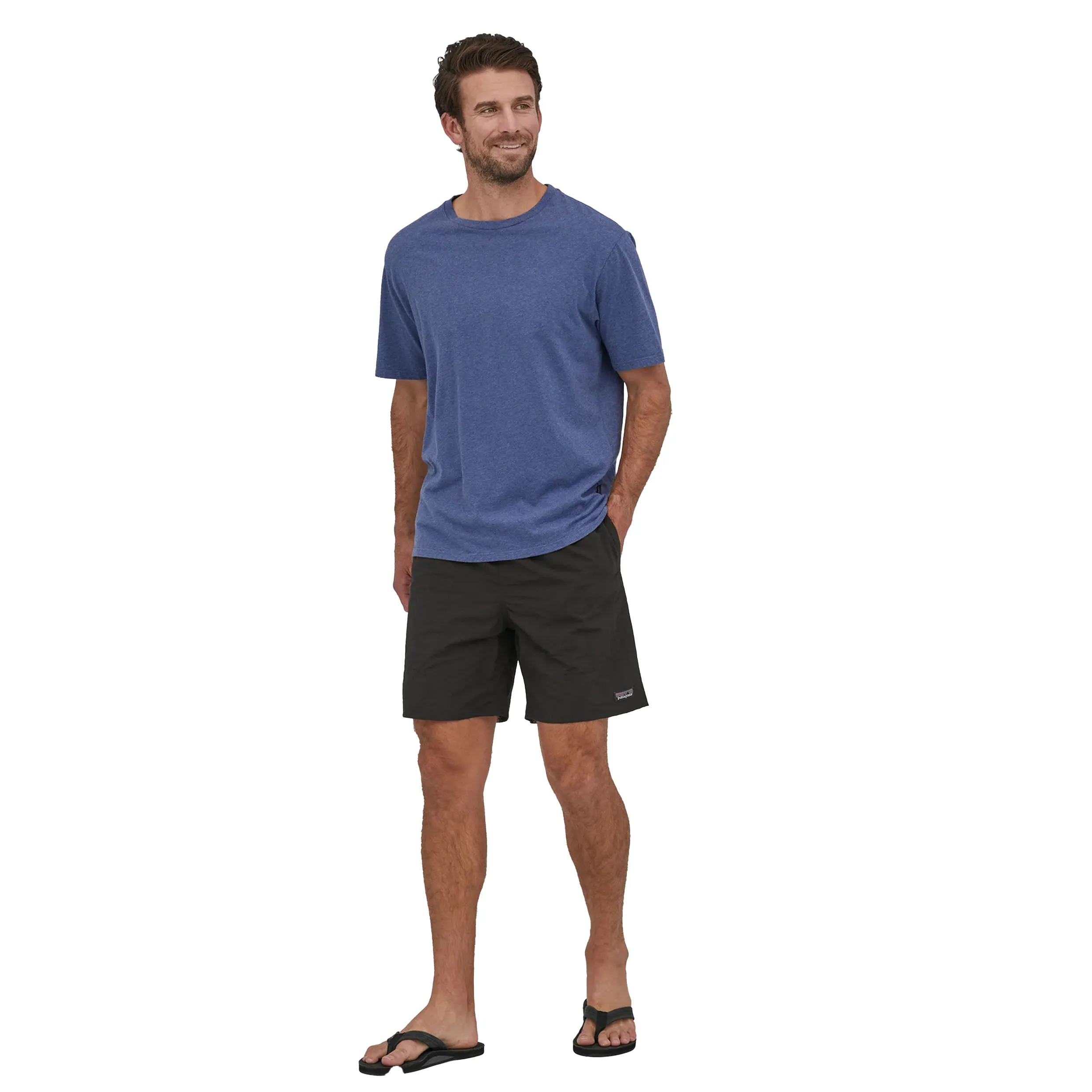 PATAGONIA MENS BAGGIE SHORTS 7 INCH SHORT BLACK