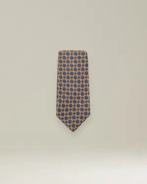 PATTERNED SILK TIE