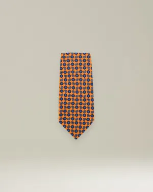 PATTERNED SILK TIE