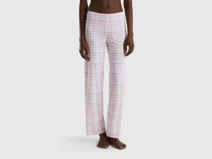 PATTERNED TROUSERS IN STRETCH VISCOSE