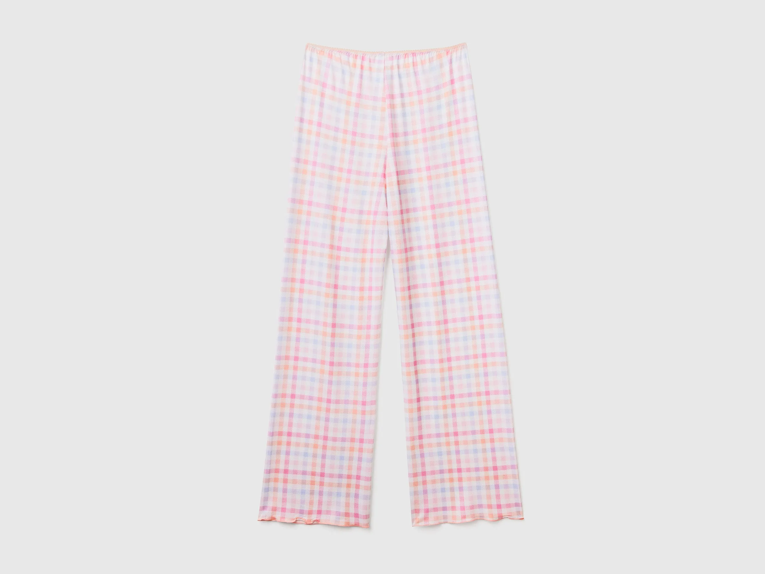PATTERNED TROUSERS IN STRETCH VISCOSE