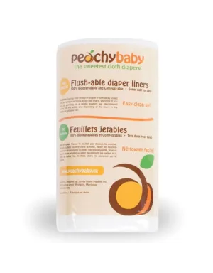 Peachy Baby Flushable Liners